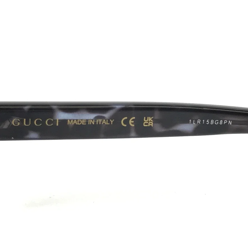 Gucci Eyeglasses Frames GG1987O 003 Black Tortoise Rectangle Full Rim 54-17-145